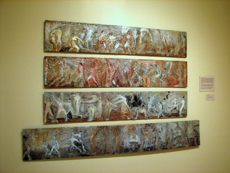 encaustic with mixed media